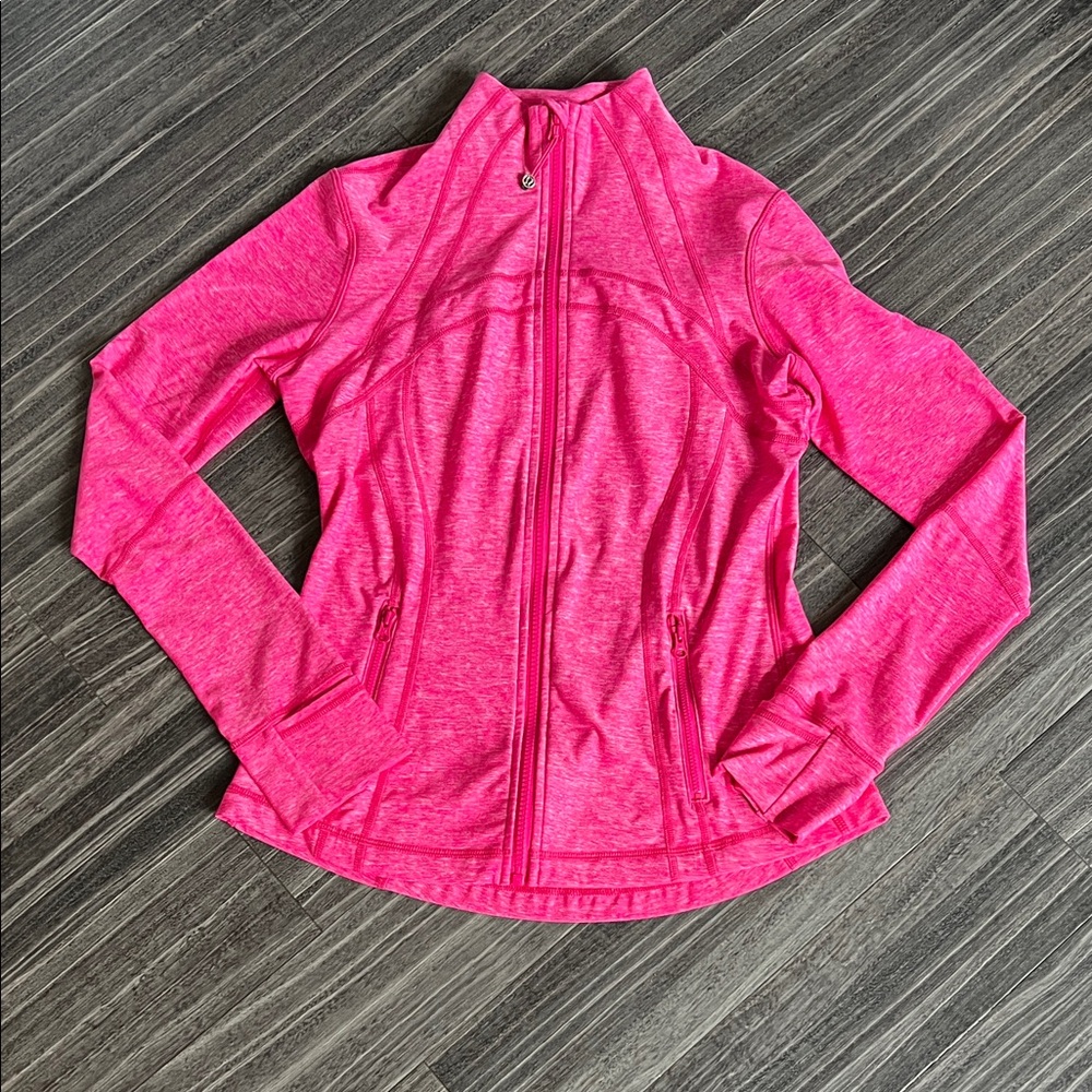 Lululemon Define RARE Neon Paris Pink Jacket